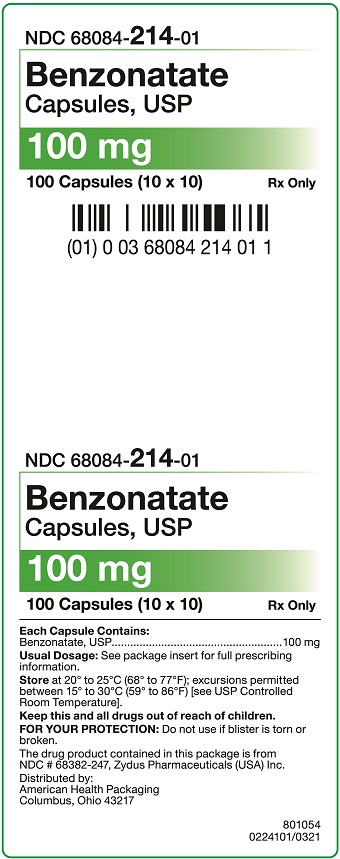 Tesalon Rd Rx Item-Benzonatate 100Mg 100 Cap By Ahp USA Gen Tessalon Unit Dose