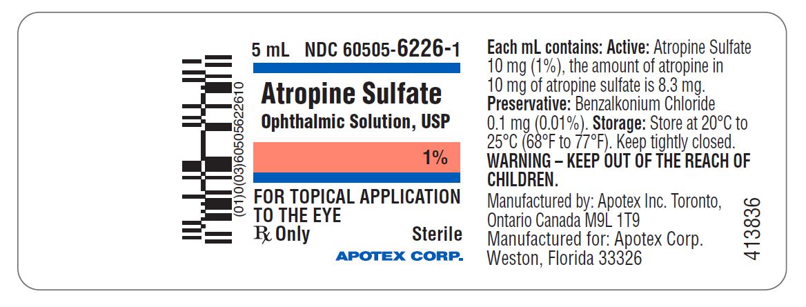 Rx Item-Atropine Sulfate 1% drops 5ml by APOTEX Pharma