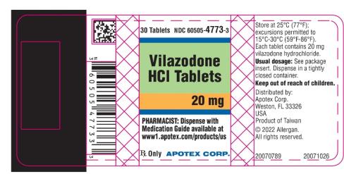 Rx Item-Vilazodone Gen Viibryd 20Mg Tab 30 By Apotex  Pharma