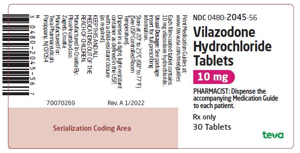 Rx Item-Vilazodone Gen Viibryd 10Mg Tab 30 By Teva  Pharma