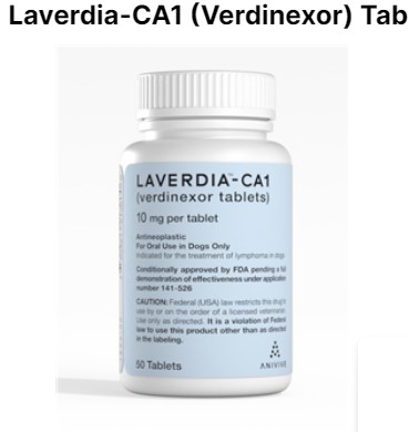 RX ITEM-Laverdia-CA1 (Verdinexor) Tablets 10mg, 50 Count By Dechra Pet Otc(Vet)
