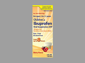 Case of 24-Ibuprofen Child Suspension Berry 4 oz by Perrigo Pharma Gen Motrin