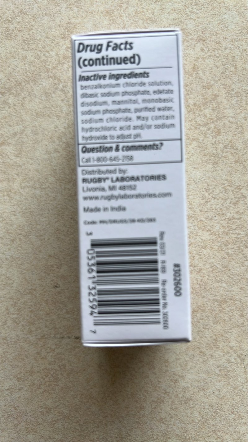 Polyvinyl Alcohol Opthalmic Original Lubricant Eye Drops 15ml Major