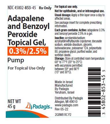 Rx Item:Adapalene-Benzoyl Peroxide 0.3-0.025 45GM GEL by Padagis Gen Epiduo