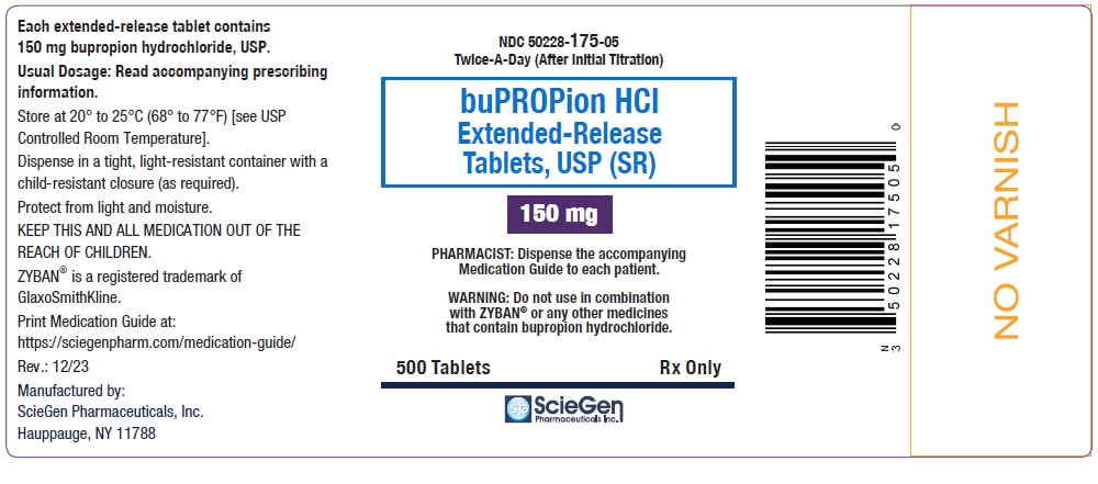 Rx Item-Bupropion Hcl 150Mg ER 500 Tab By Sciegen Pharma USA