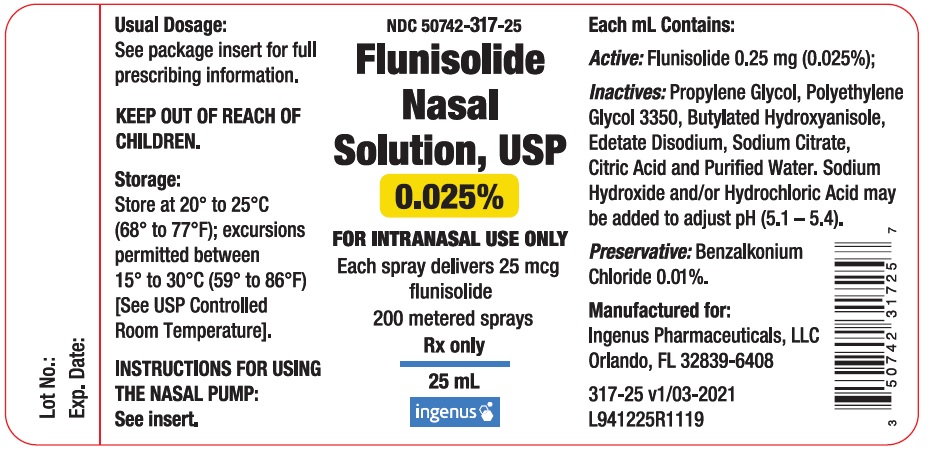 Rx Item:Flunisolide 0.025% 25ML SPY by Ingenus Pharma USA Gen Nasalide
