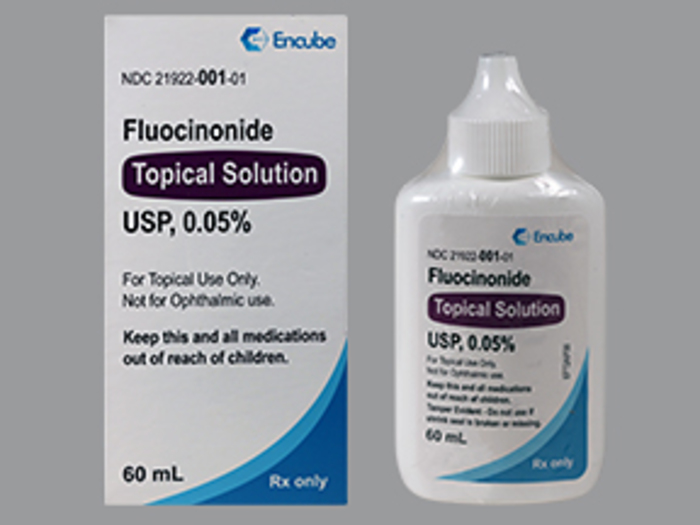 Rx Item:Fluocinonide 0.05% 60ML SOL by Encube Ethicals USA