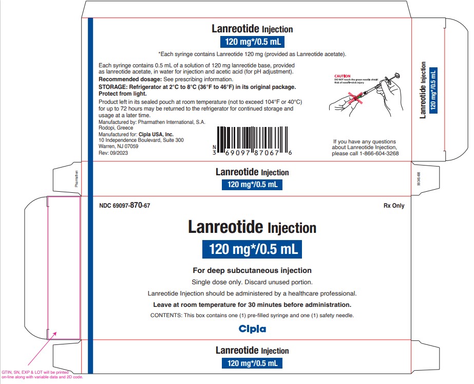 '.Rx Item:Lanreotide 120MG 0.5ML.'