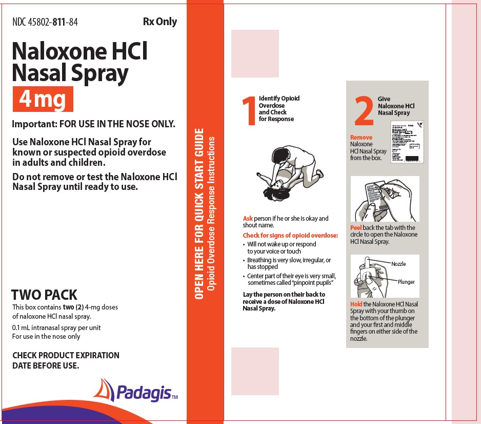 Rx Item:Naloxone Hcl 4MG 2X0.1ML SPY by Padagis USA Gen Narcan