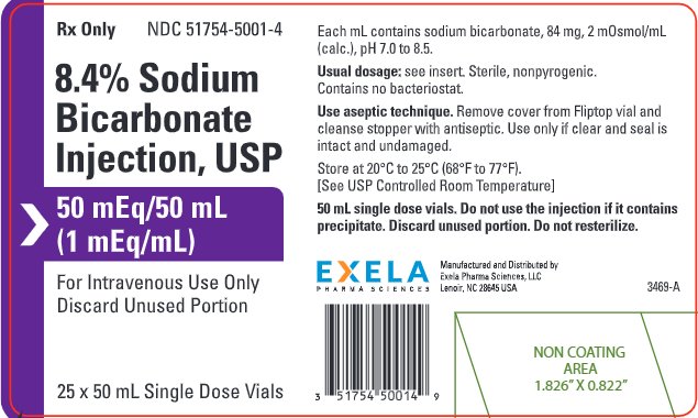 Rx Item:Sodium Bicarbonate 8.4% 25X50ML SDV by Exela Pharma Sciences USA