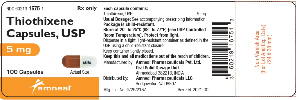 Rx Item:Thiothixene 5MG 100 CAP by Amneal Pharma USA Gen Navane