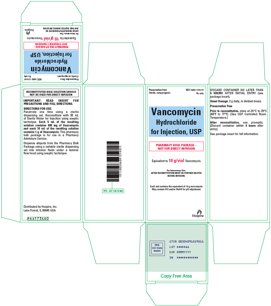 Rx Item:Vancomycin 10GM VL by Pfizer Pharm/Inj USA