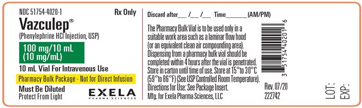 Rx Item:Vazculep 100MG 10ML VL by Exela Pharma Sciences /Brand USA