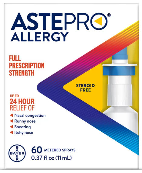 Item No. OTC727186 , 4671 Astepro Adult Sng 60 Dose Spy 0.37Oz By Bayer Corp/Cons Health Item No. OTC727186, 727186, NDC# 00280-0065-01 00280-065-01 0028058992 00280006501 UPC Code: 0-41100-58992-7 04