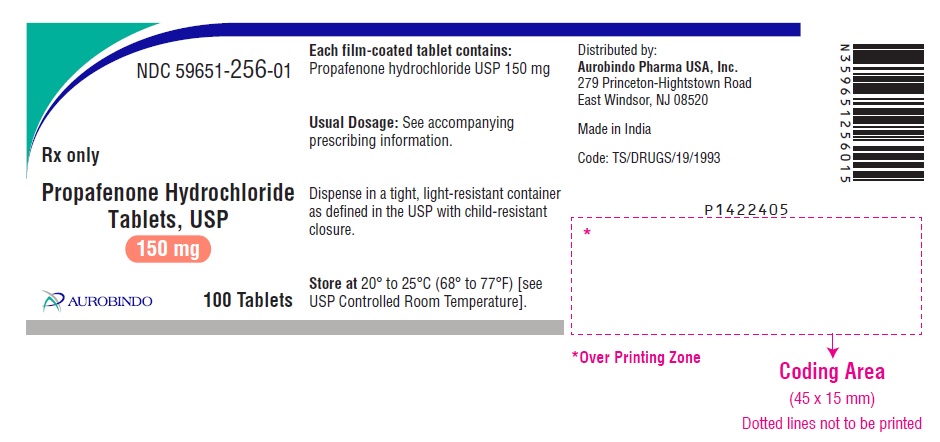 RX ITEM-Propafenone 150Mg Tab 100 By Aurobindo Pharma by Rythmol