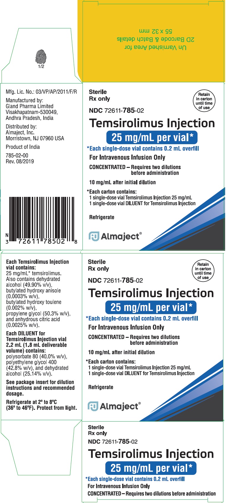 Rx Item-Temsirolimus Inj Gen Torisel Fdn 30Mg 3 Kit By Almaject Pharma USA