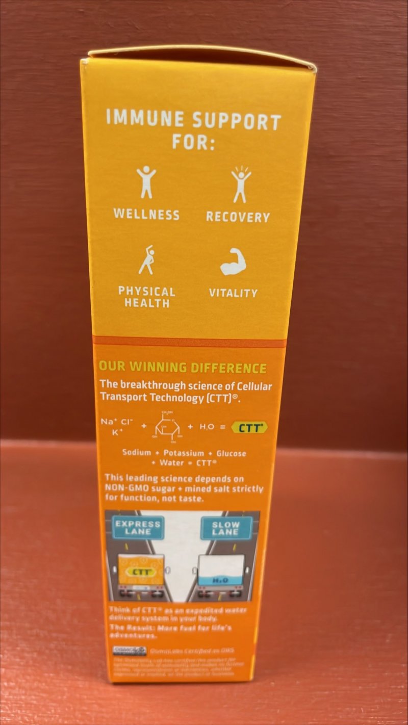 Case of 12Liquid IV Immune Support Tangern Pwd 6Ct By Emerson