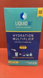Case of 12-Liquid IV Electrolyte Lemon Lime Powder 6Ct By Emerson Healthcare USA
