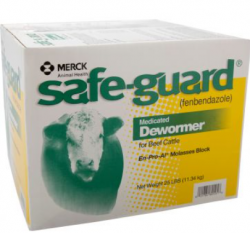 Safe-Guard 20% Protein Molasses Block, 25lb By Merck Animal Health