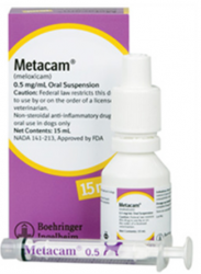 Metacam(Meloxicam) 0.5mg/mL Oral Sus for Dogs,30ml By Boehringer Ingelheim