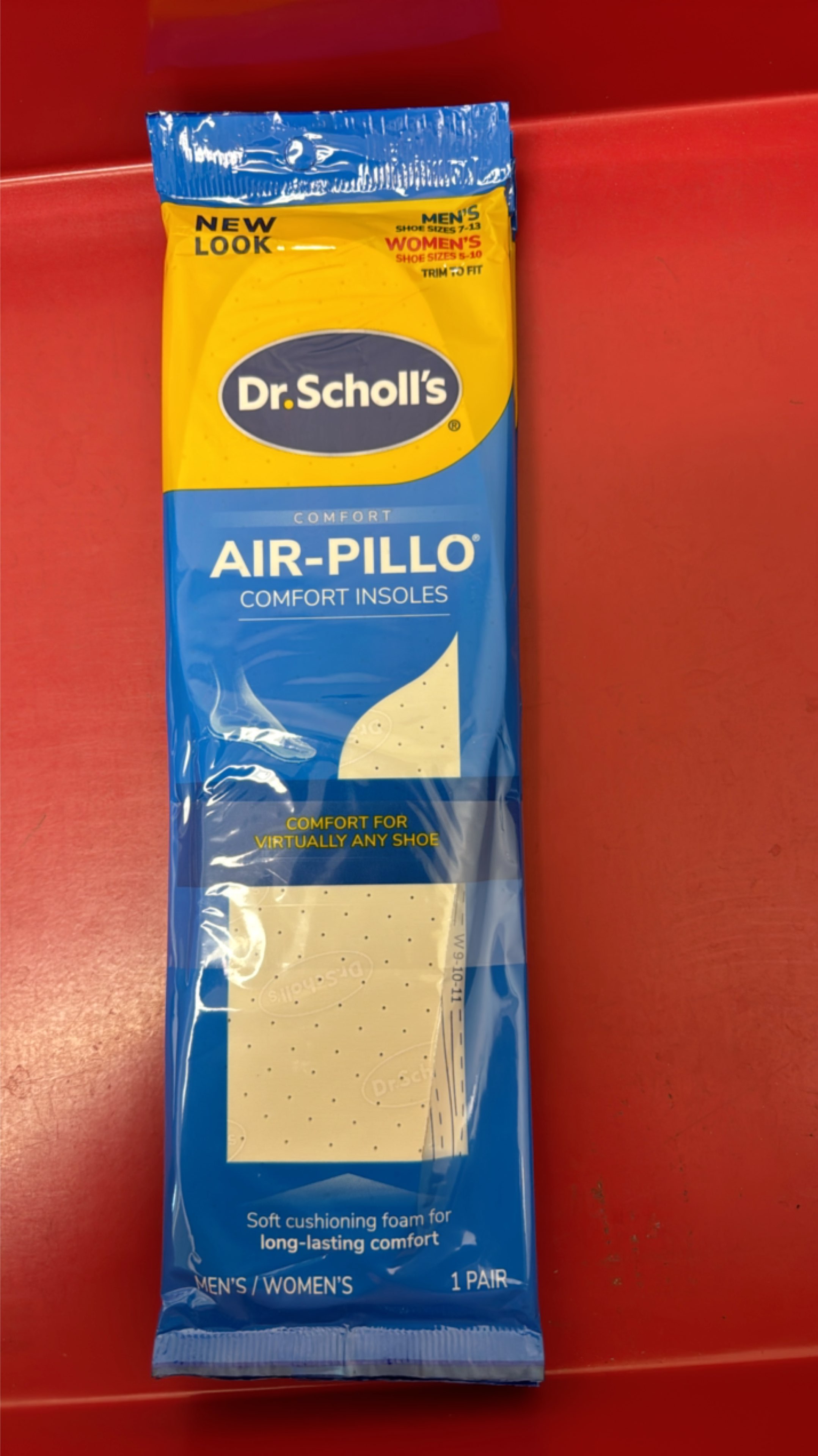 Dr. Scholls Comfor Air Pillow Inser 1 Pair Unisex by Dr Scholls USA