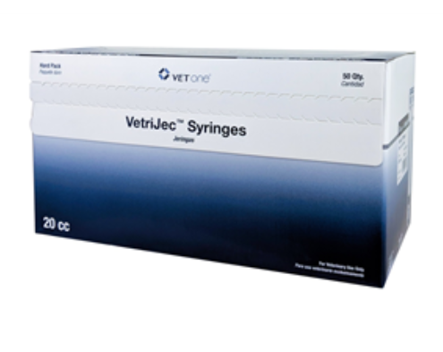 VetriJec Hard Pack Luer Lock Syringe, 20cc By VetOne
