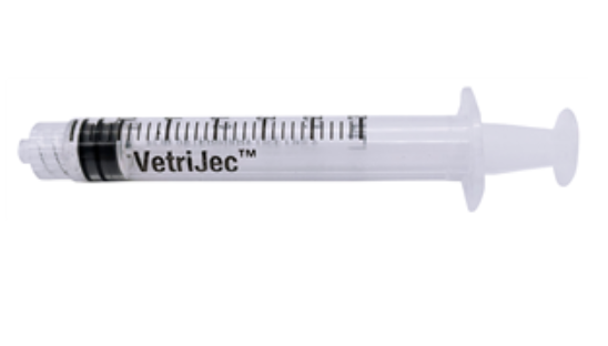 VetriJec Soft Pack Luer Lock Syringe, 3cc By VetOne
