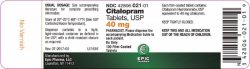 Rx Item-Citalopram 40 Mg Tab 90 By Epic Pharmaceuticals USA Gen Celexa