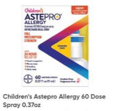 Pack of 12-Astepro Allergy Peds 60 Dose Spy 0.37Oz By Bayer