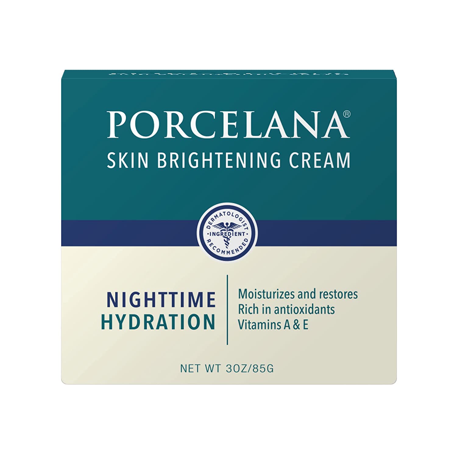 Porcelana Skin Bright Cream Night 3 Oz By Emerson Healthcare LLC