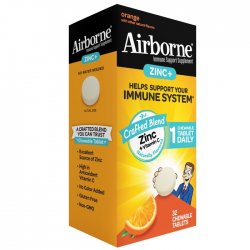 Airborne Zinc Chewable Tablet 32 Ct By RB Health US