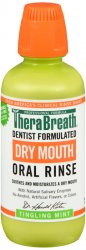 Therabreath Tingling Mint Dry Mouth Rinse 16Oz By Church & Dwight USA 