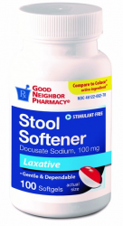 GNP Stool Softener Laxative Softgels 100ct