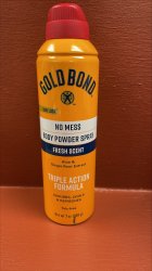 GOLD BOND NO MESS FRSH BDY PWDR SPRY 7OZ By Chattem Drug & Chem
