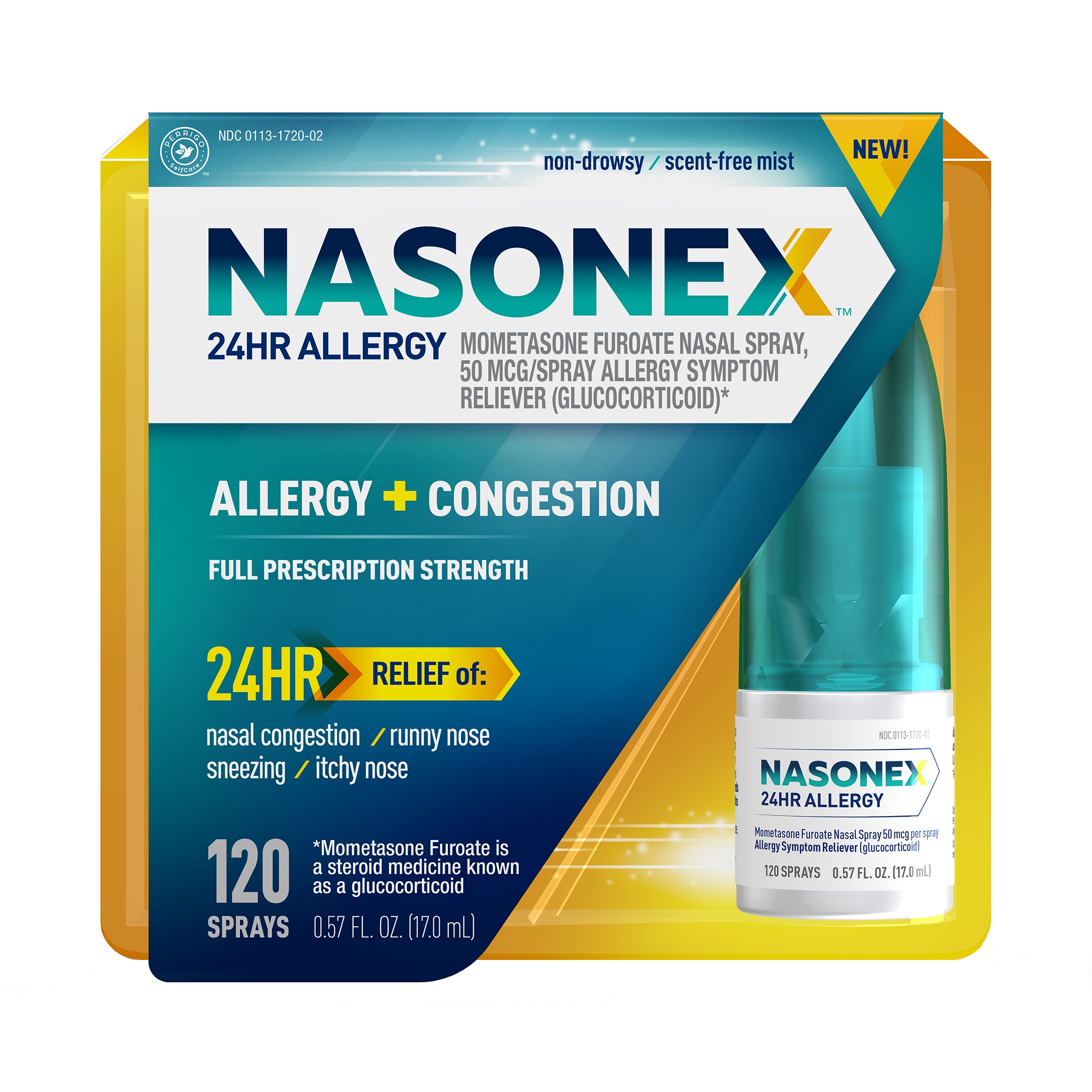 Nasonex OTC 24Hr Allergy Spray 120SPY 0.57OZ By Perrigo