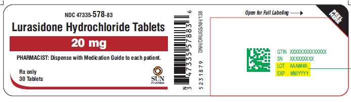 Rx Item-Lurasidone Generic Latuda 20Mg Tab 30 By Sun Pharma