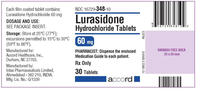Rx Item-Lurasidone Generic Latuda 60Mg Tab 30 By Accod  Pharma