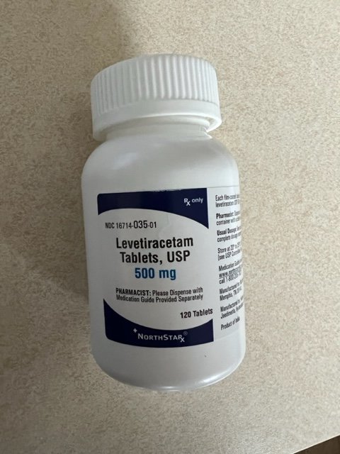 Rx Item-Levitiracetam 500Mg Tab 120 By Northstar Pharma Gen Keppra