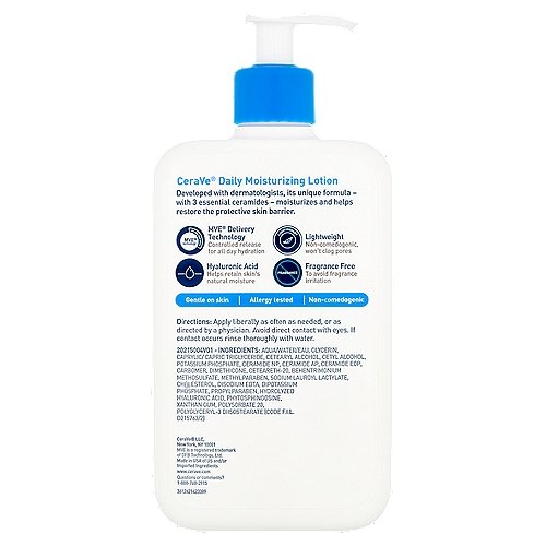 Case of 12Cerave Moisturizing Lotion 16Oz By L'Oreal