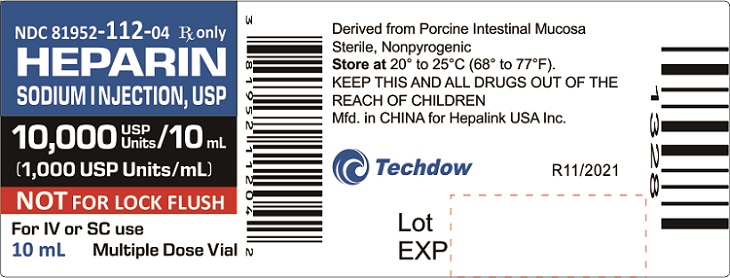 Rx Item-Heparin 1000/ml Vial 25X10ml By Hepalink Pharma