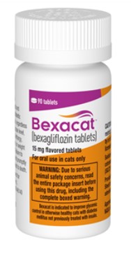 Bexacat (Bexagliflozin) Flavored Tablets for Cats 15mg, 90 Count By Elanco(Vet)