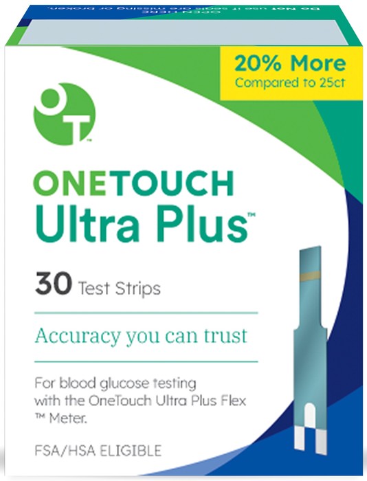 Case of 24-One Touch Ultra Plus Test Strip 30 count