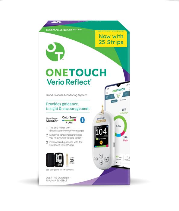 OneTouch Verio Diabetic Test Strips for Blood Sugar Monitor