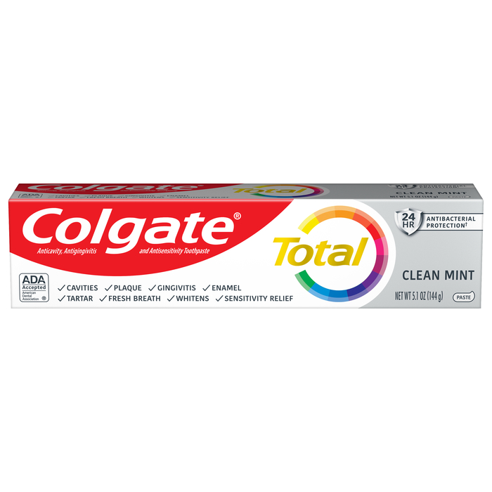 Pack of 12-Colgate Total Clean Mint Toothpaste 5.1 oz by Colgate Palmolive