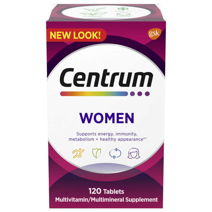 Centrum Womens Multi Vitamins Tablet 120 Count by Glaxo Smith Kline 