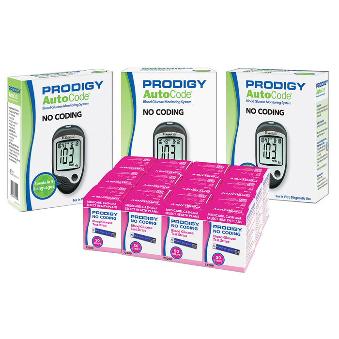 Prodigy No Code Meter/Strip Code Prepack By Prodigy Diabetes Care LLC