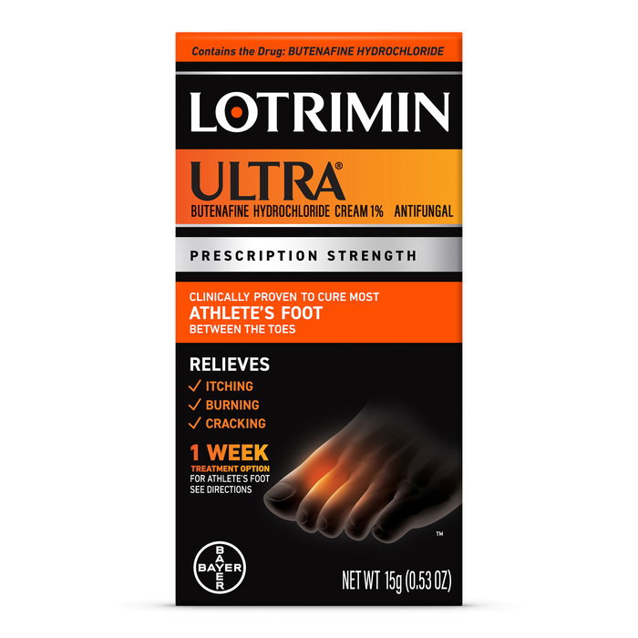 Lotrimin Ultra Athlete’s Foot Cream 15gm By Bayer Corp/Consumer Health USA 