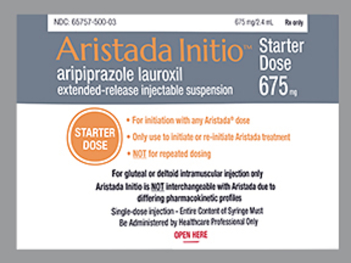 Rx Item-Aristada 675MG ER aripiprazole lauroxil INITIO  SYG 2.4ML by Alkermes 