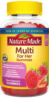 Pack of 12-Multi for Her Gummy 70CT by Nature Made Pharmavite 