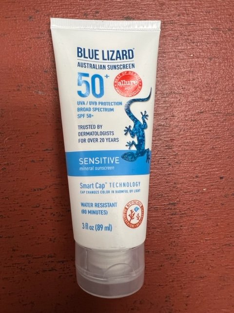 Pack of 12-Blue Lizard Sensitive SPF 50+ Mineral Australian Sunscreen 3oz